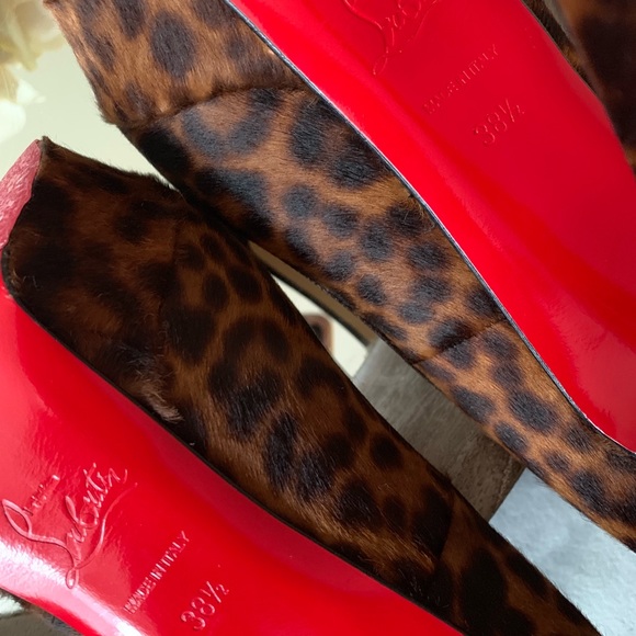 christian louboutin Bianca  pumps leopard 38.5 - Picture 2 of 6